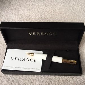 NIB Versace White Cosmos Pen
